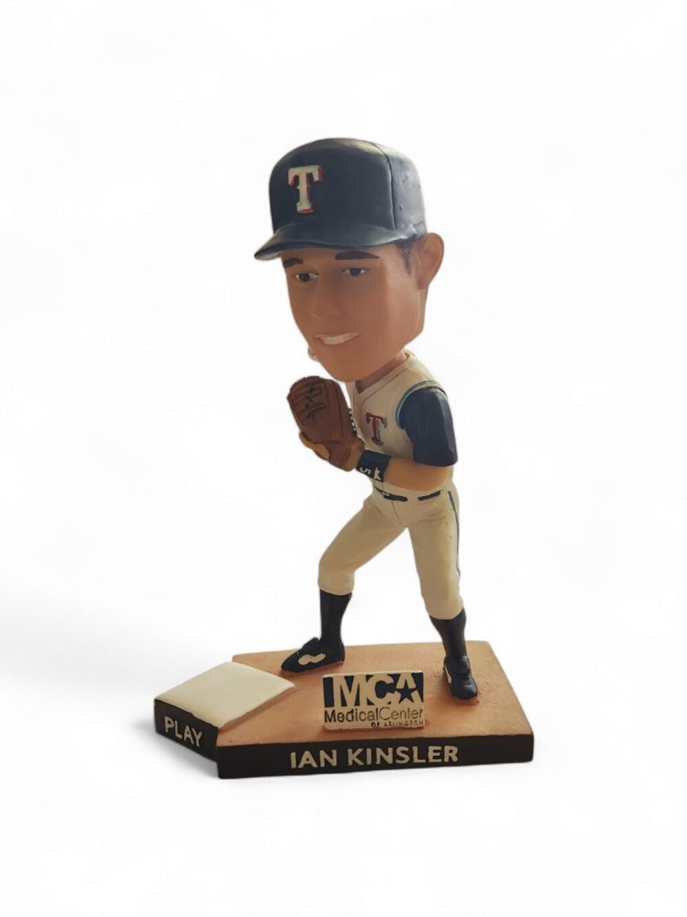 TEXAS RANGERS_Ian Kinsler Bobble Head w Box MLB ~ 2007 SGA Collectors Edition